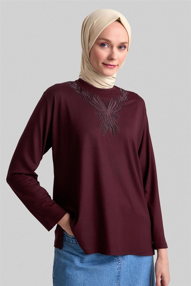 Armine Penye 24YD9012 Vişne