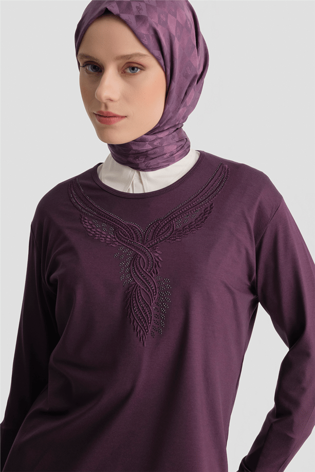Armine Penye 24Yd9021 Mürdüm