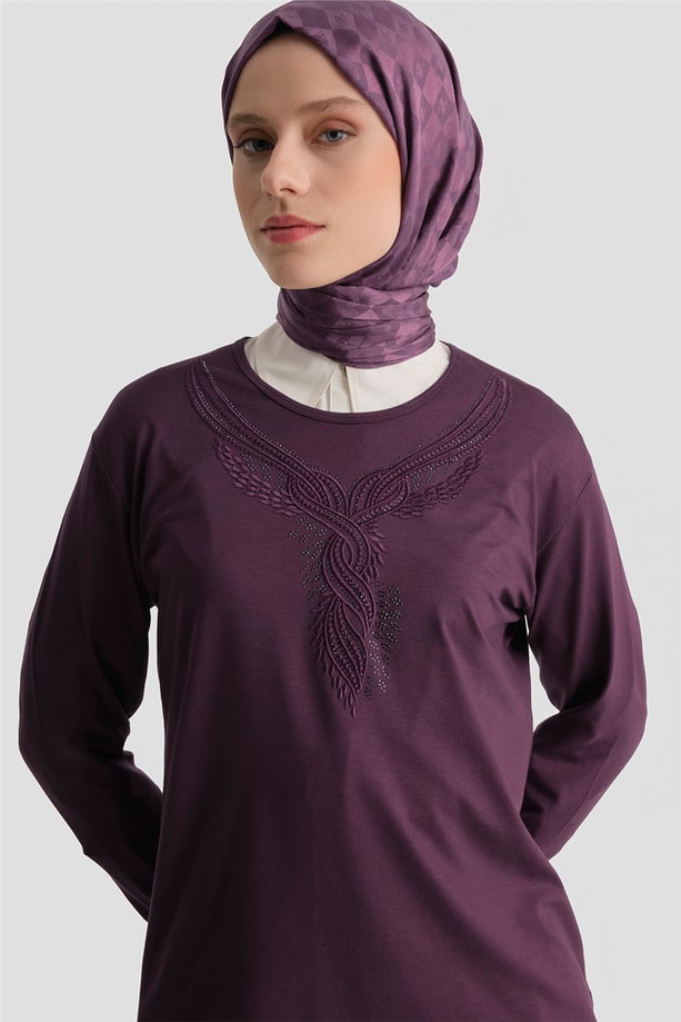 Armine Penye 24Yd9021 Mürdüm