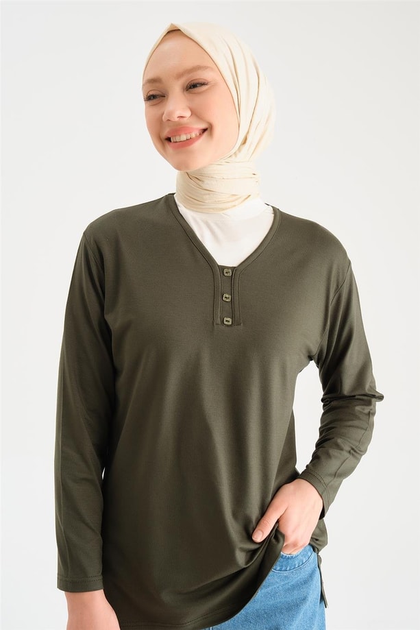 Armine Penye 24YD9043 Haki