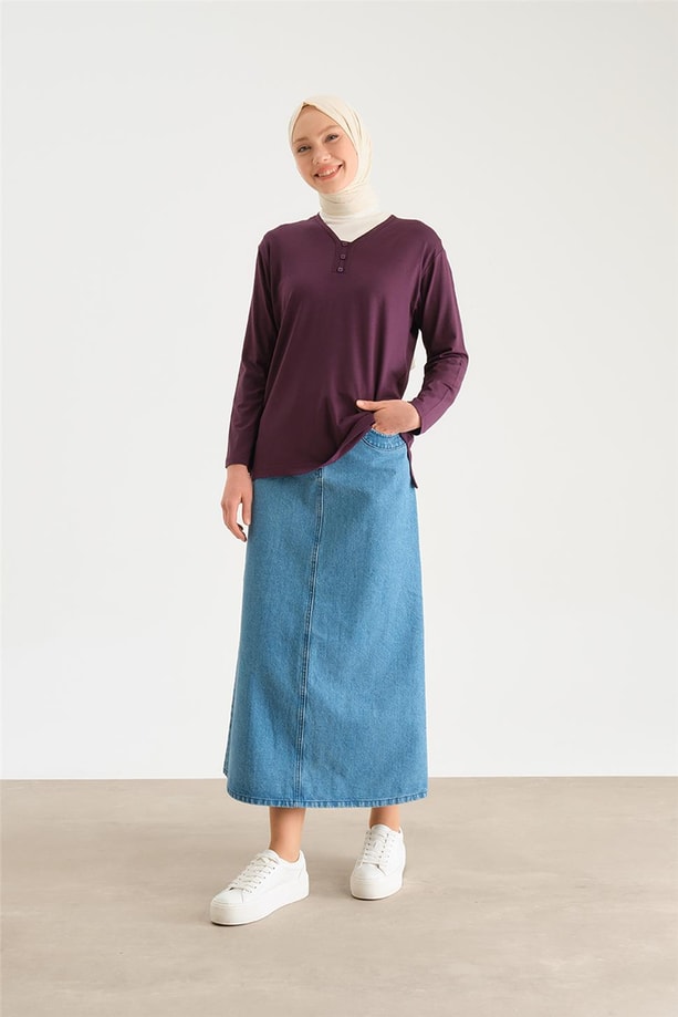 Armine Penye 24YD9043 Mürdüm