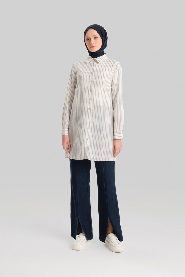 Armine Tunik 24YD9244 İndigo