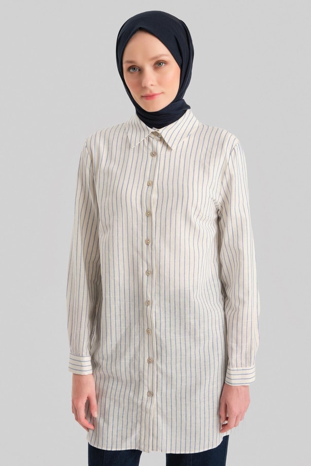 Armine Tunik 24YD9244 İndigo