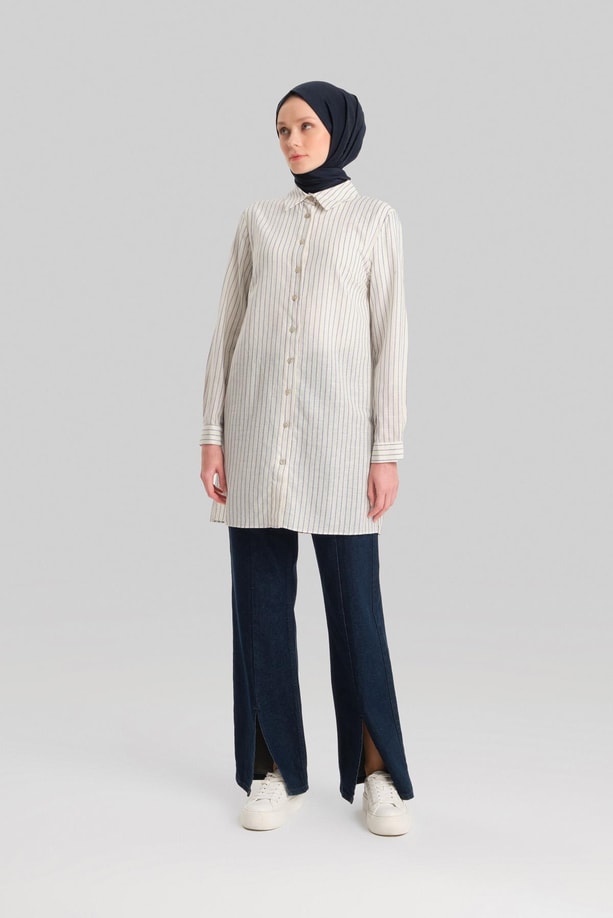 Armine Tunik 24YD9244 İndigo