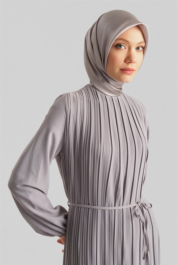 Armine Elbise 24YD9435 Gri