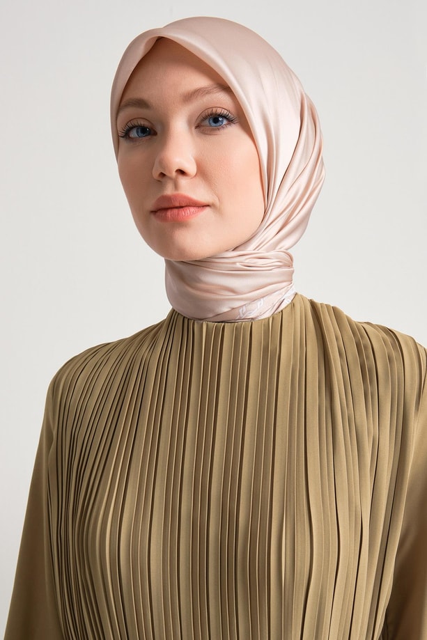 Armine Elbise 24YD9435 Yağ Yeşili