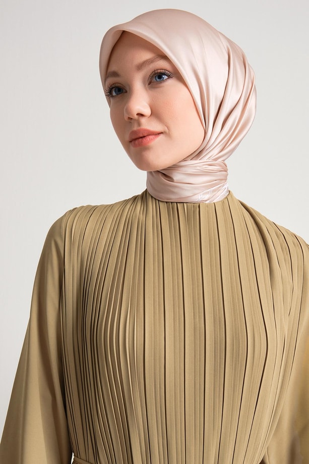 Armine Elbise 24YD9435 Yağ Yeşili