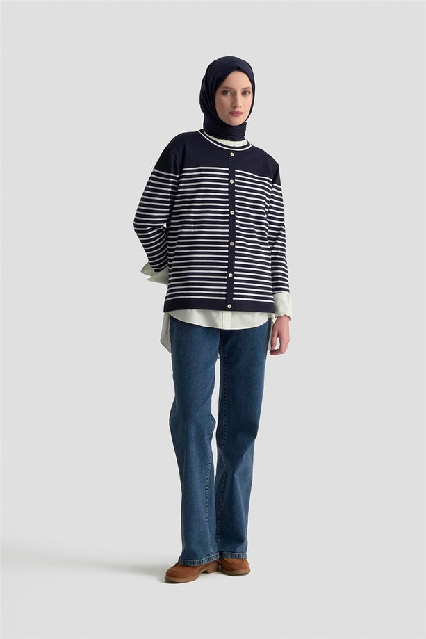 Armine Trend Tunik 25KTD4128 Lacivert