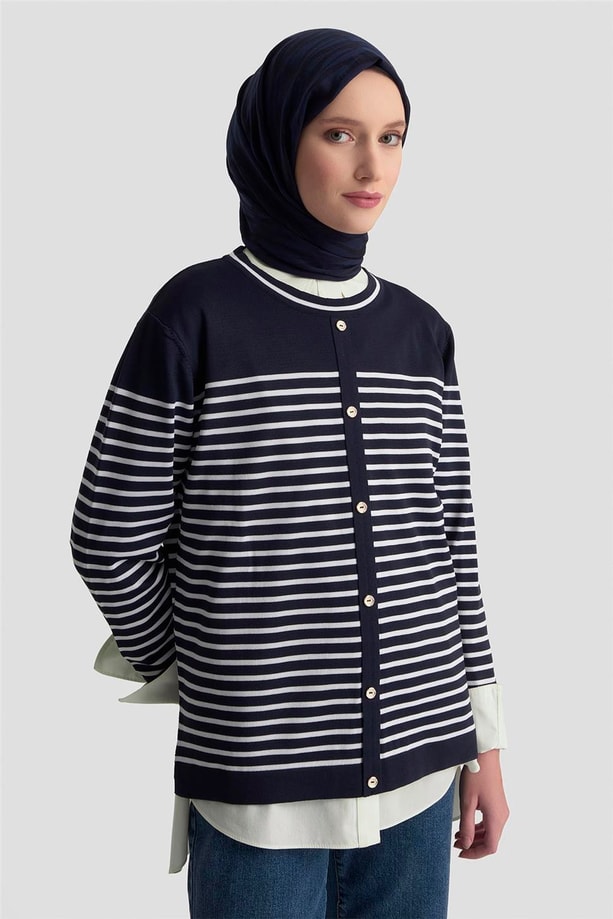 Armine Trend Tunik 25KTD4128 Lacivert