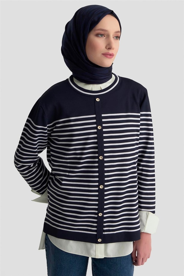 Armine Trend Tunik 25KTD4128 Lacivert