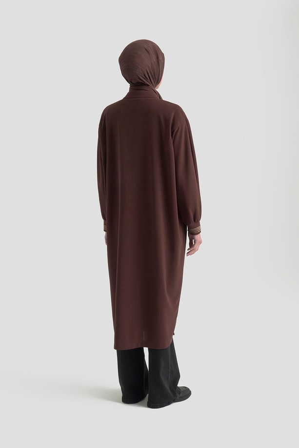 Armine Trend Hırka 25KT557 Kahverengi