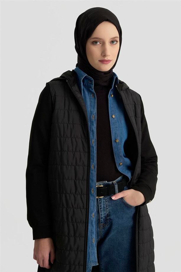 Armine Trend Kapitone 25KT567 Siyah