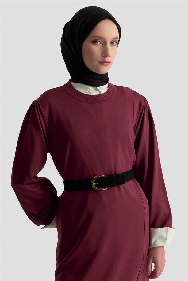Armine Trend Elbise 25KTD956 Bordo