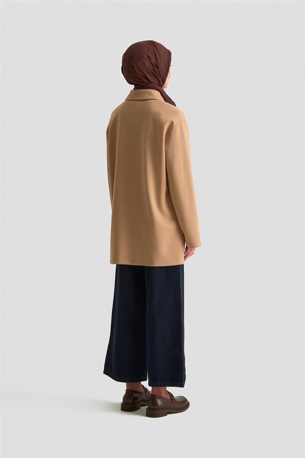 Armine Polo Yaka Tunik 25KD1015 Vizon