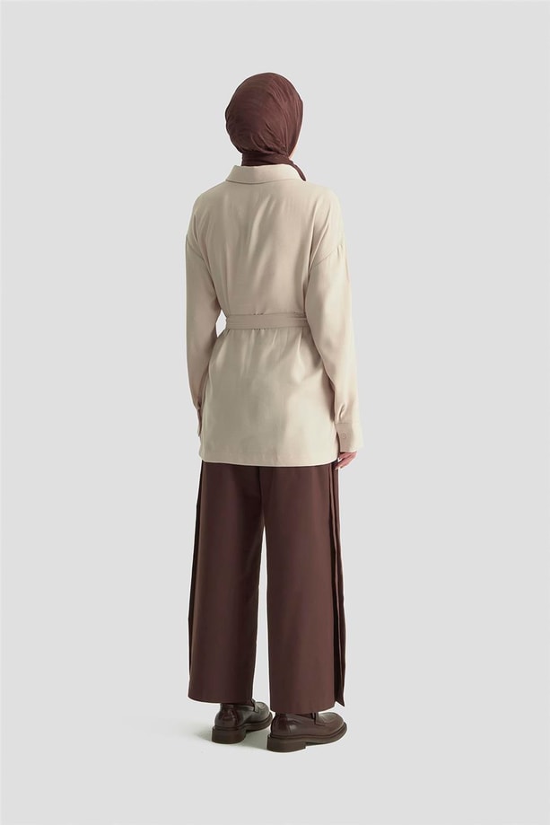 Armine Dantelli Tunik 25KM1027 Bej