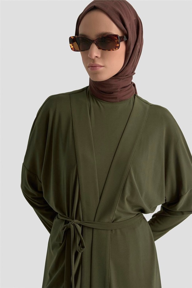 Armine 3'lü Örme Takım 25KD1057 Haki