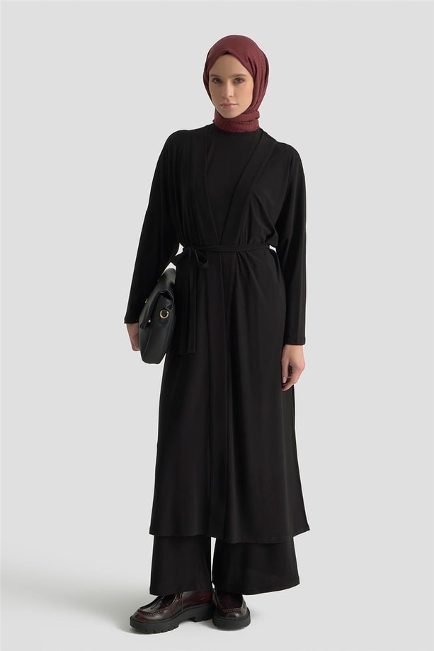 Armine 3'lü Örme Takım 25KD1057 Siyah