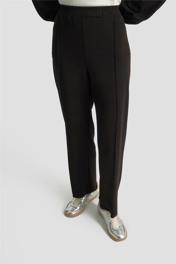 Armine Jakarlı Örme Takım 25KD1059 Siyah