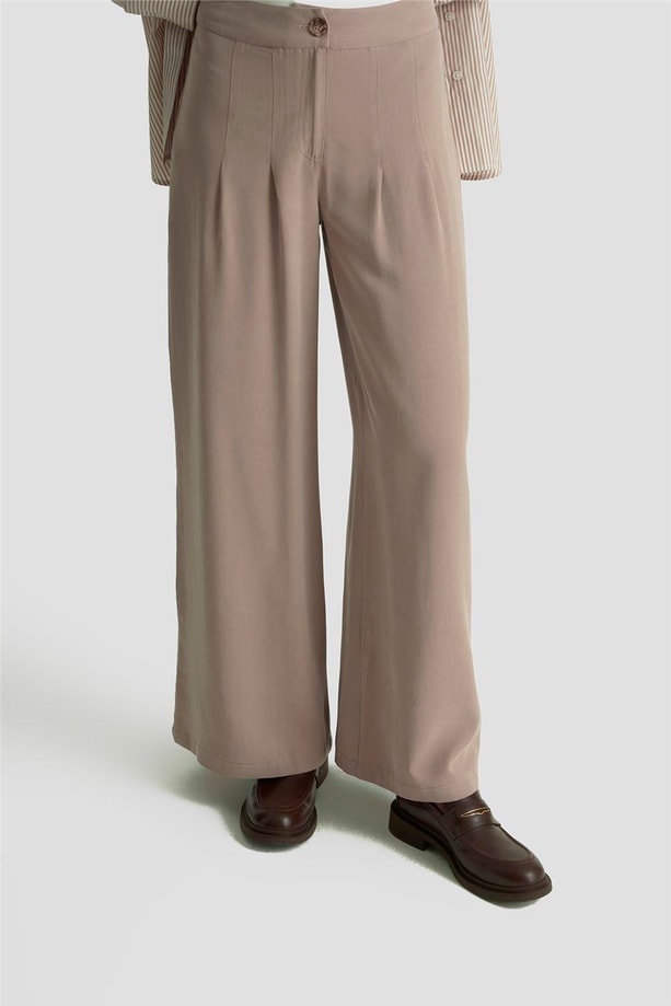 Armine Palazzo Pantolon Vizon