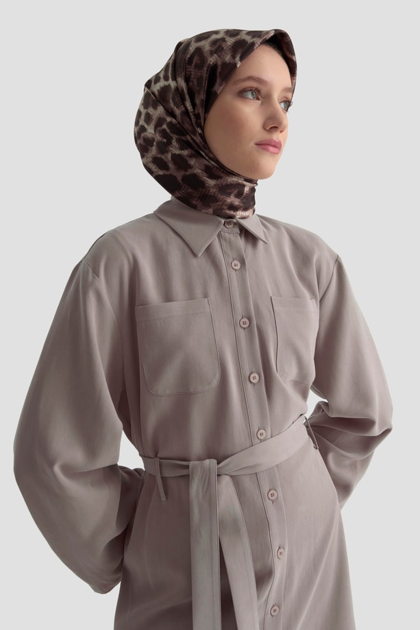 Armine Kemerli Lyocell Takım 25KD1104 Vizon