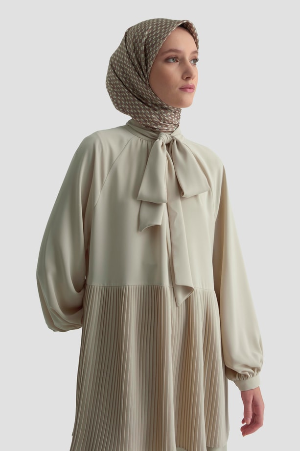 Armine Piliseli Tunik 25KD1115 Bej