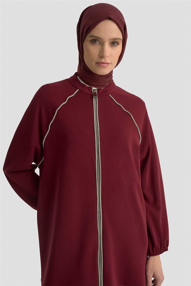 Armine Biyeli Örme Takım 25KD1176  Bordo