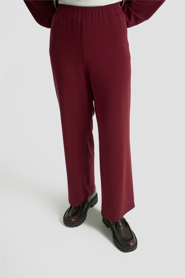 Armine Biyeli Örme Takım 25KD1176  Bordo