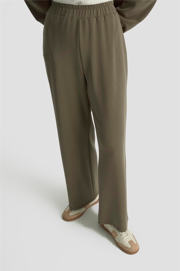 Armine Biyeli Örme Takım 25KD1176 Haki