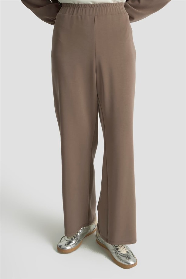 Armine Biyeli Örme Takım 25KD1176 Kahverengi