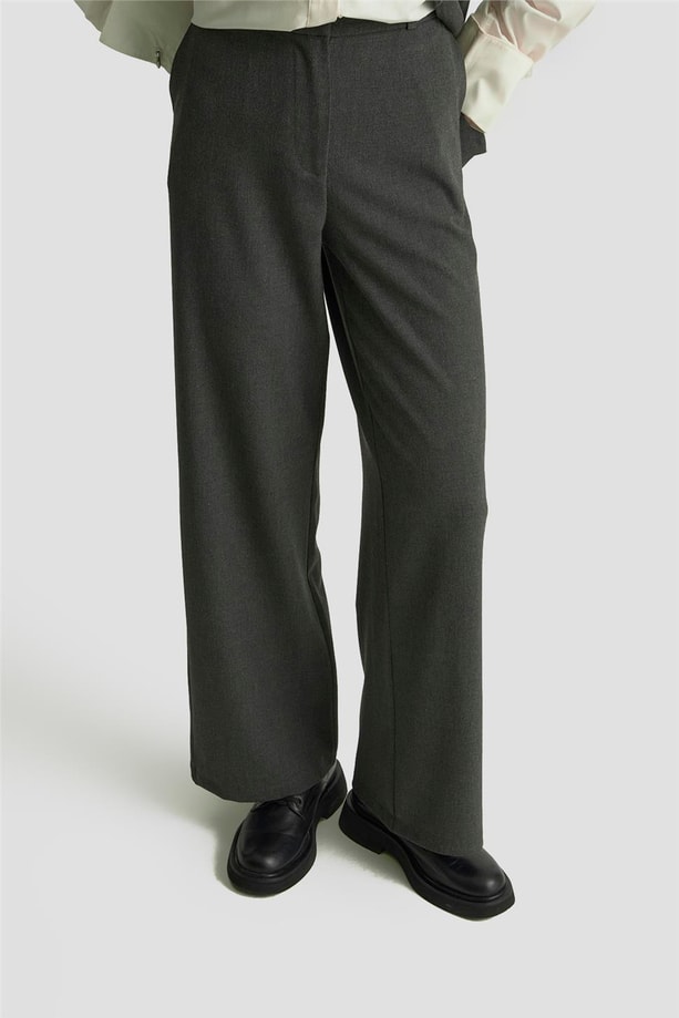 Armine Fitted Yelekli Takım 25KD1307 Antrasit