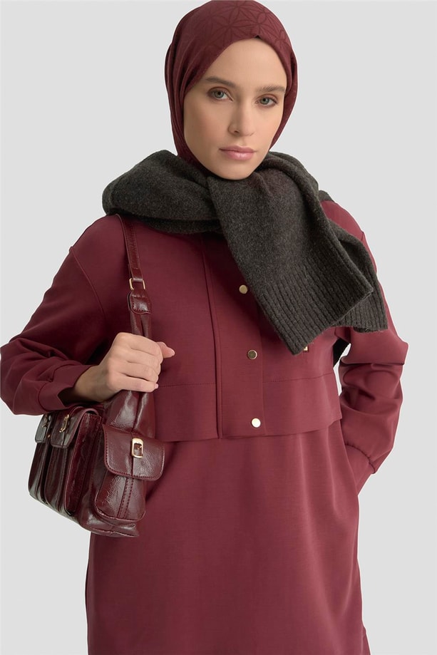 Armine Takım 25KT1661 Bordo