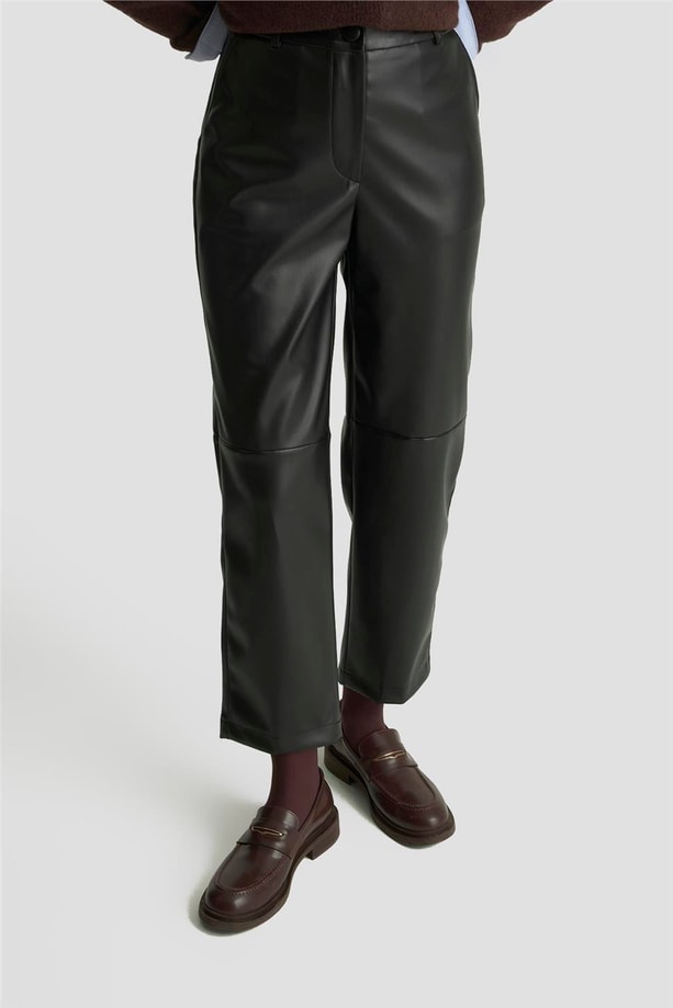 Armine Deri Pantolon 25KD1701 Siyah