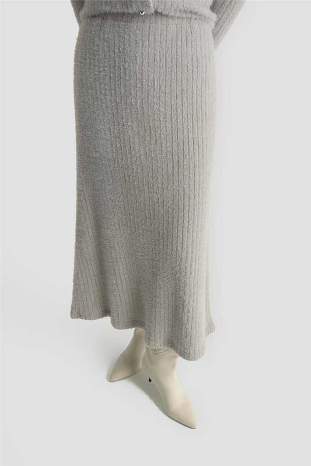 Armine  Dokulu Triko Takım 25KD1801 Gri