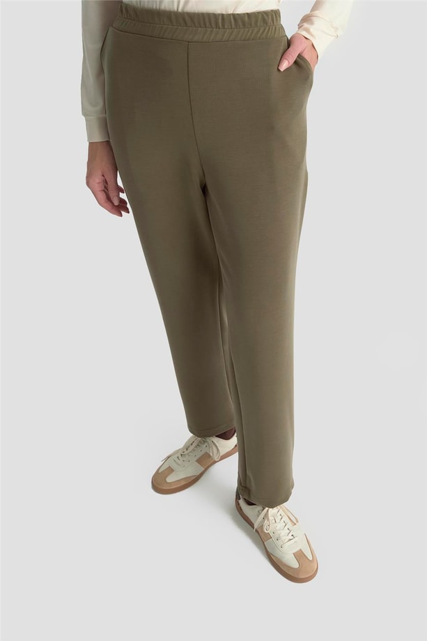 Armine Yelekli Örme Takım 25KD1802 Haki