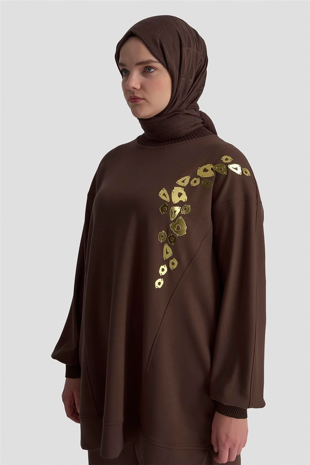 Armine Takım 25KD1911 KAHVERENGİ