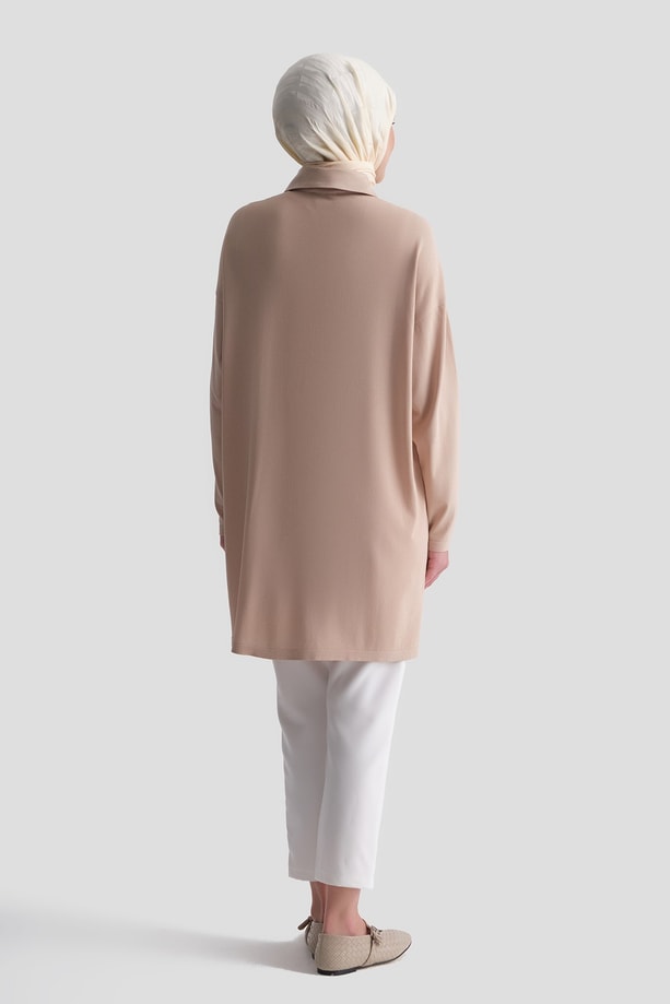 Kupra Mixli Triko Tunik 25K2006 Bej
