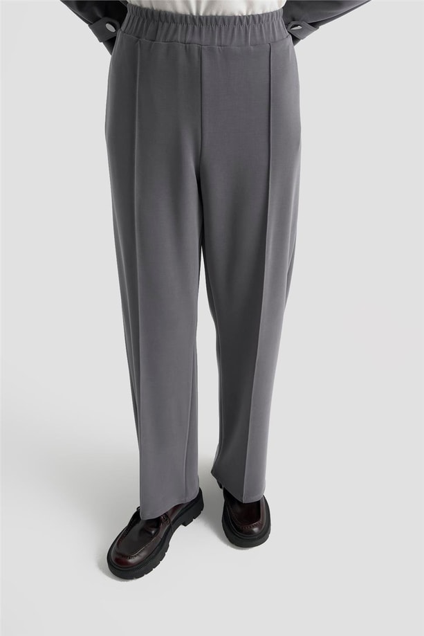 Armine Taş İşlemeli Örme Takım 25KD2804 Antrasit