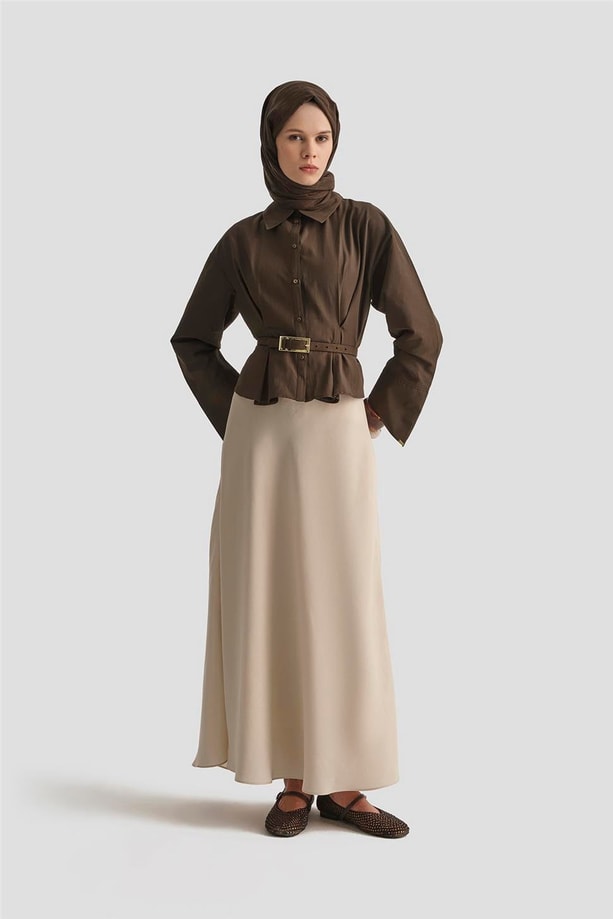 Armine Evaze Lyocell Etek 25KD4001 Kum