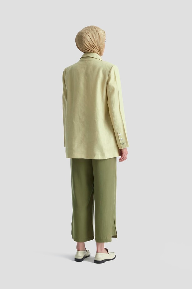 Armine Tencel Palazzo Pantolon 25KD4002 Haki