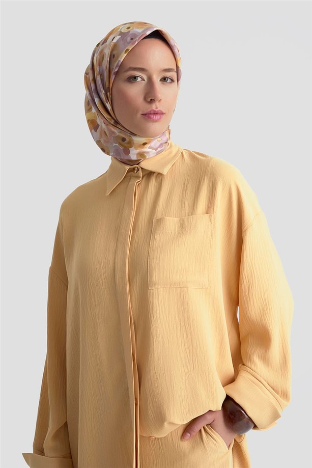 Armine Cepli Basic Gömlek 25KD4003 Camel
