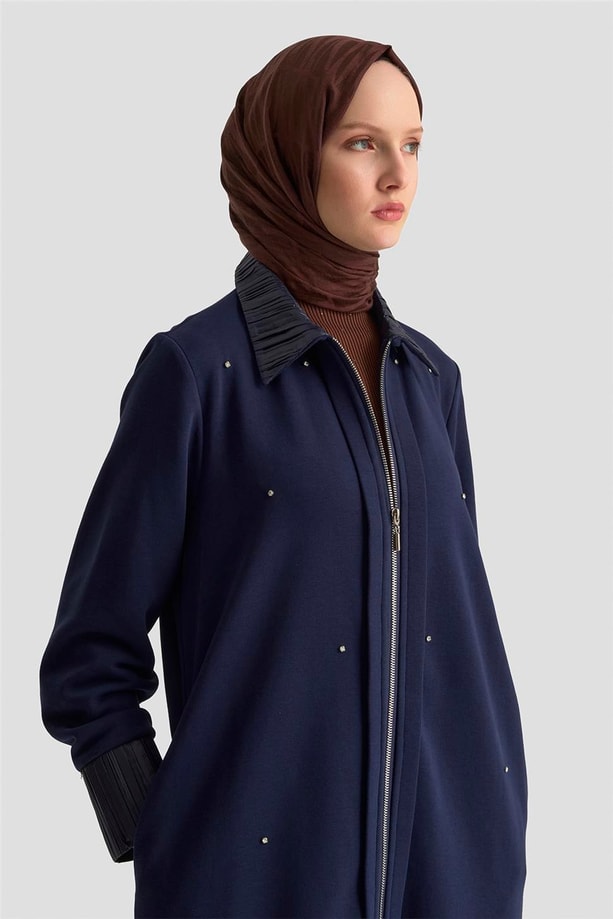 Armine Taşlı Örme Kap 25KD4030 İndigo