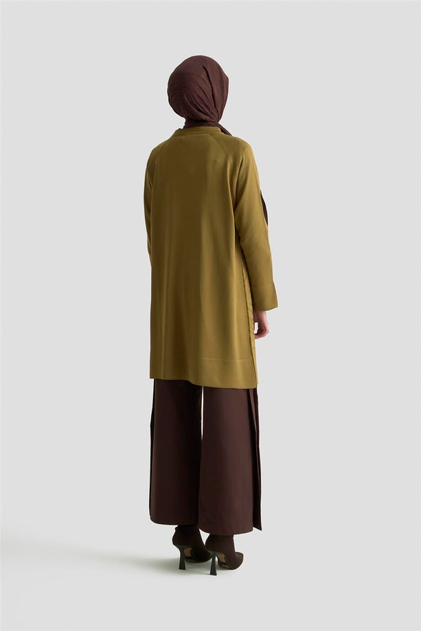 Armine Trend Tunik 25KTD4114 Yağ Yeşili