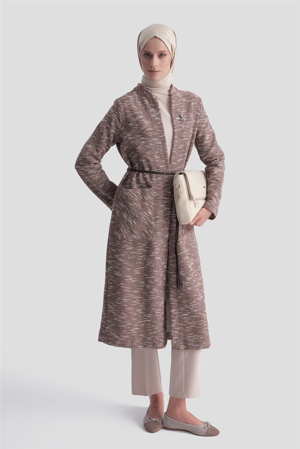 Armine Hırka 25K5005-1 Kahverengi