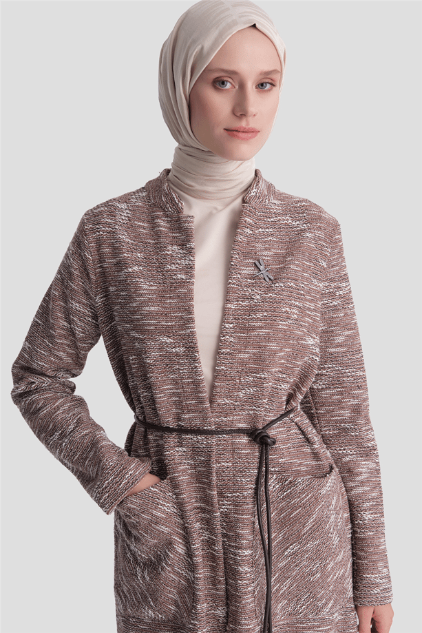 Armine Hırka 25K5005-1 Kahverengi