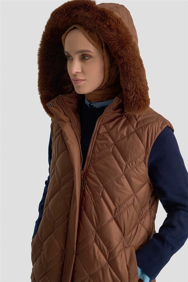 Armine Yelek 25KT505 Camel