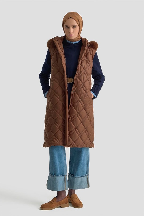 Armine Yelek 25KT505 Camel