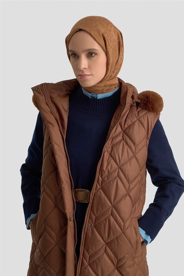 Armine Yelek 25KT505 Camel