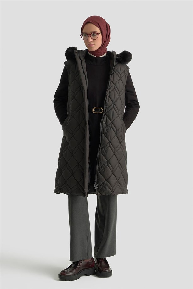 Armine Yelek 25KT505 Siyah