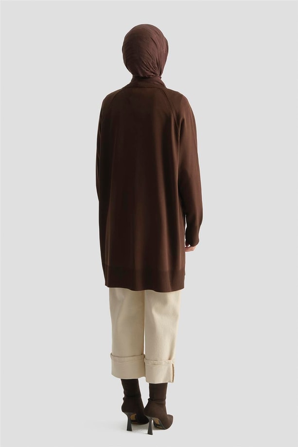 Armine Triko Ceket 25KD5093 Kahve