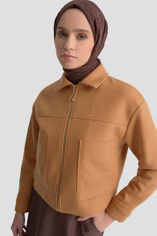 Armine Trend Ceket 25KT517 Camel